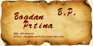 Bogdan Prtina vizit kartica